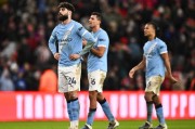 英超-B席破门被吹格瓦迪奥尔中柱 曼城0-0桑德兰